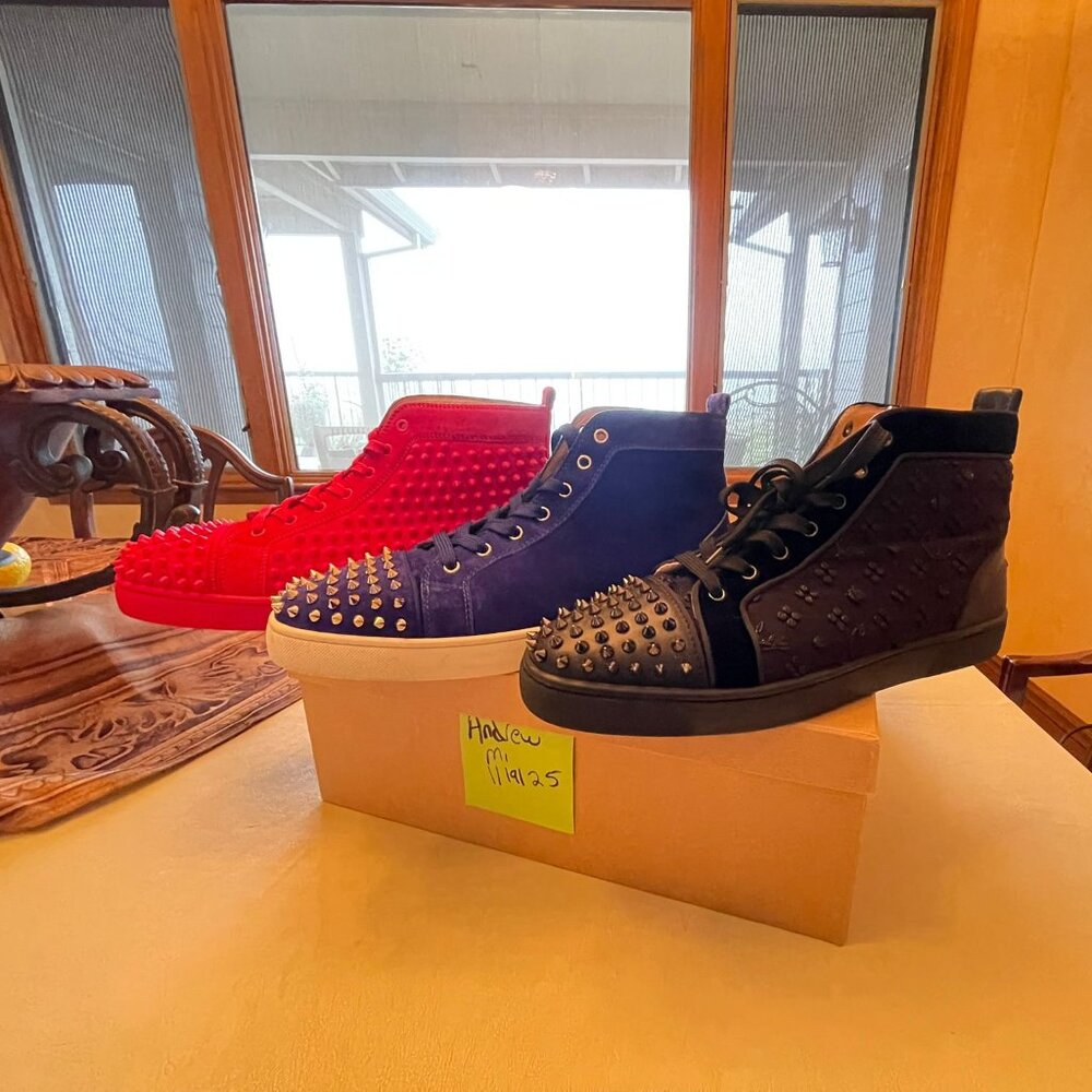 Trio High-Top Sneakers - Christian Louboutin